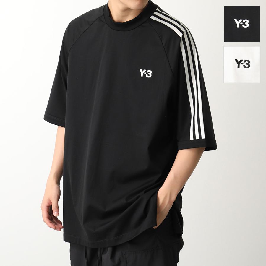 Y’s / 半袖シャツ/3/コットン/BLK Y-3 ワイスリー 半袖Tシャツ 3STORIPES H63065 HZ8871 メンズ コットン