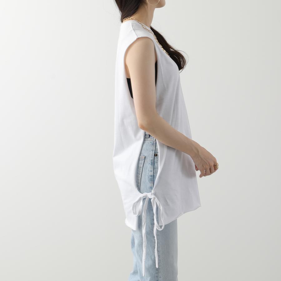 N°21 - 美品 N°21  ヌメロヴェントゥーノノースリーブ シャツブラウス 38 唇刺繍 N°21 ヌメロ ヴェントゥーノ ノースリーブ シャツ - メルカリ