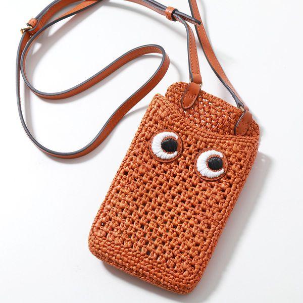 ANYA HINDMARCH アニヤハインドマーチ フォンケース Phone Pouch on Strap Eyes アイズ 175739