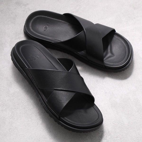 UGG レザーサンダル Wainscott Slide