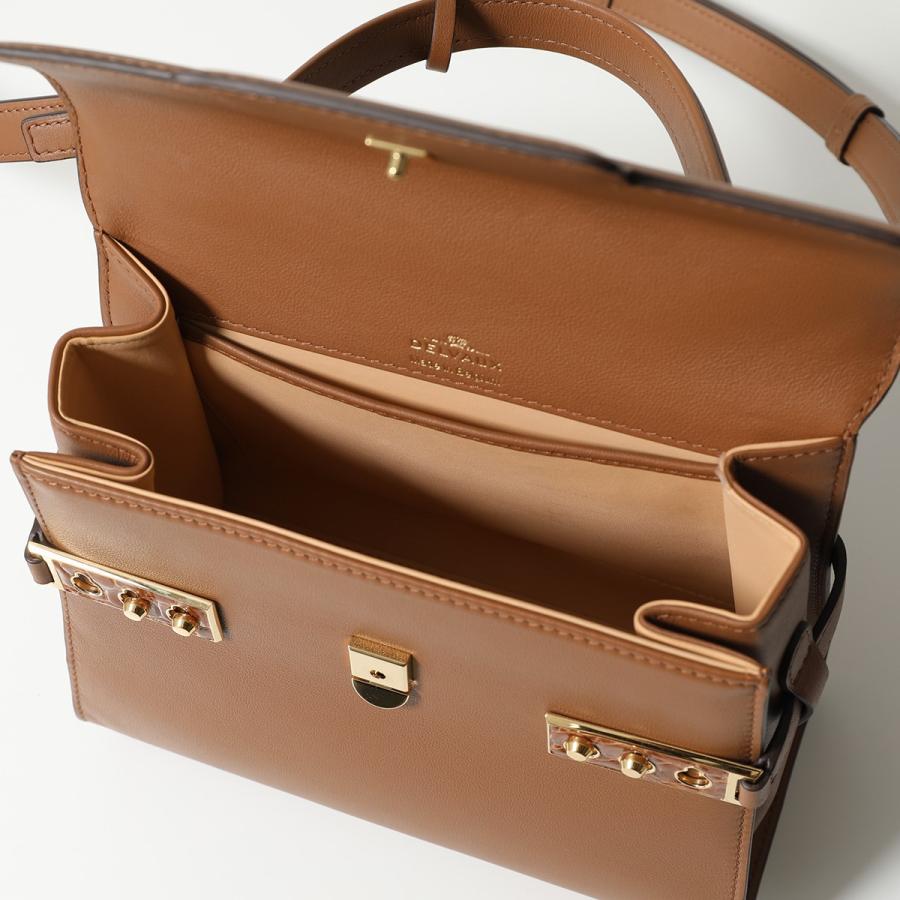 DELVAUX デルヴォー ハンドバッグ Tempete タンペート PM AA0505BLK130CDO レディース レザー ショルダーバッグ クロスボディ 鞄 Tan｜s-musee｜07