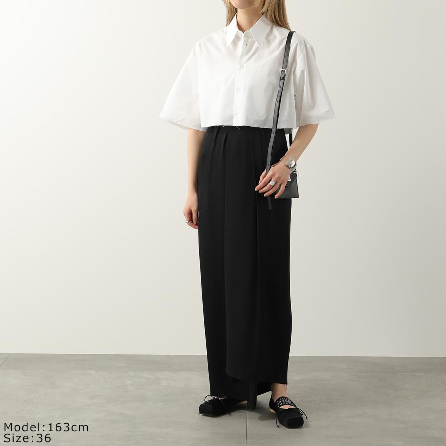 MM6マルタンマルジェラクロップドブラウスシャツドゥーズィエムクラスIENA MM6マルタンマルジェラクロップドブラウスシャツドゥーズィエムクラス