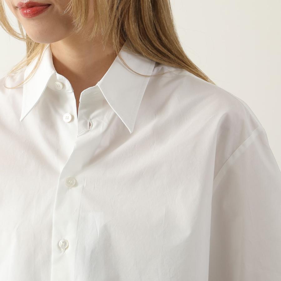 MM6 エムエムシックス メゾンマルジェラ クロップドシャツ S62DR0003