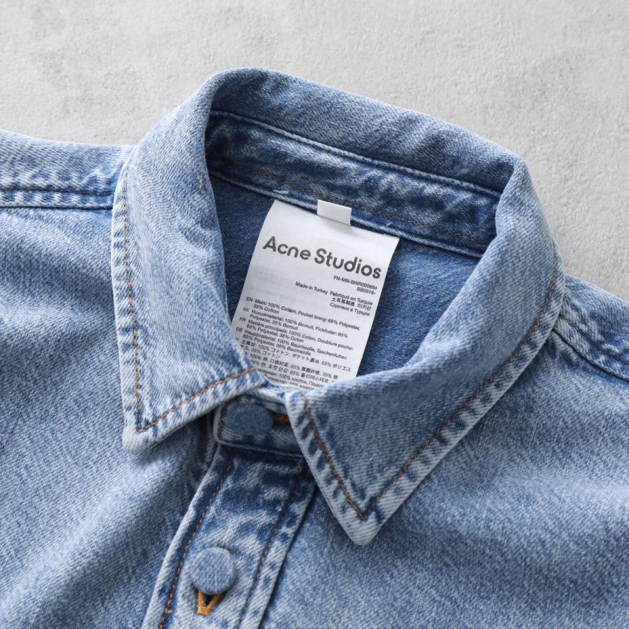 Acne Studios アクネストゥディオズ デニムシャツ BB0516 FN-MN Acne Studios アクネストゥディオズ デニムシャツ BB0516 FN-MN