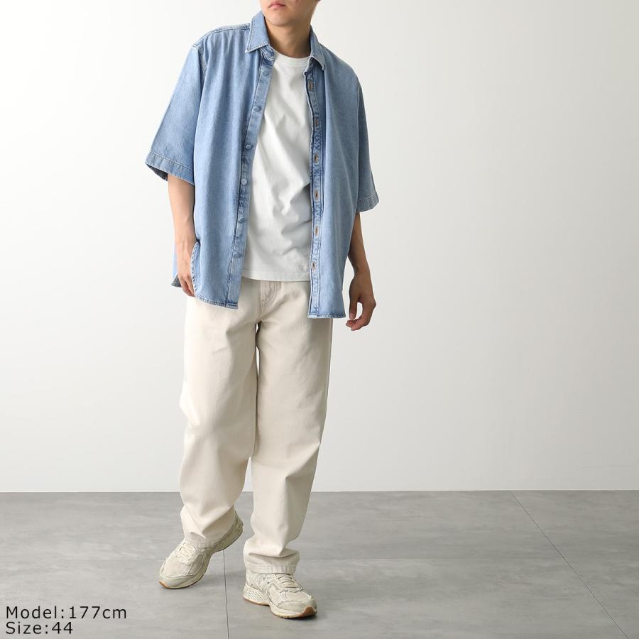 Acne Studios アクネストゥディオズ 半袖 デニムシャツ BB0518 Acne Studios アクネストゥディオズ 半袖 デニムシャツ BB0518
