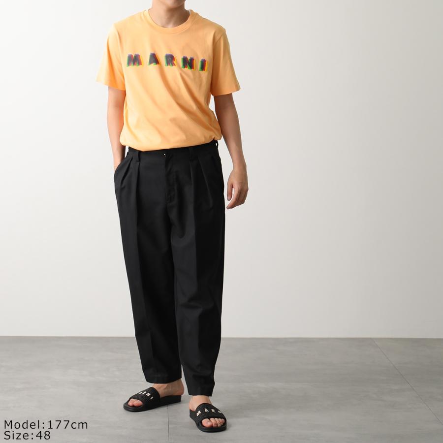 MARNI マルニ 半袖Tシャツ HUMU0198PE USCV16 メンズ 3Dロゴ