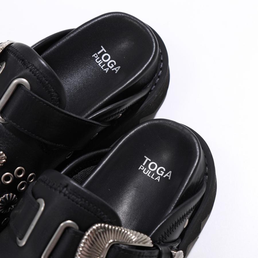 TOGA PULLA トーガ プルラ サボ サンダル Eyelet Metal Sabot TOGA PULLA トーガ プルラ サボ サンダル Eyelet Metal Sabot