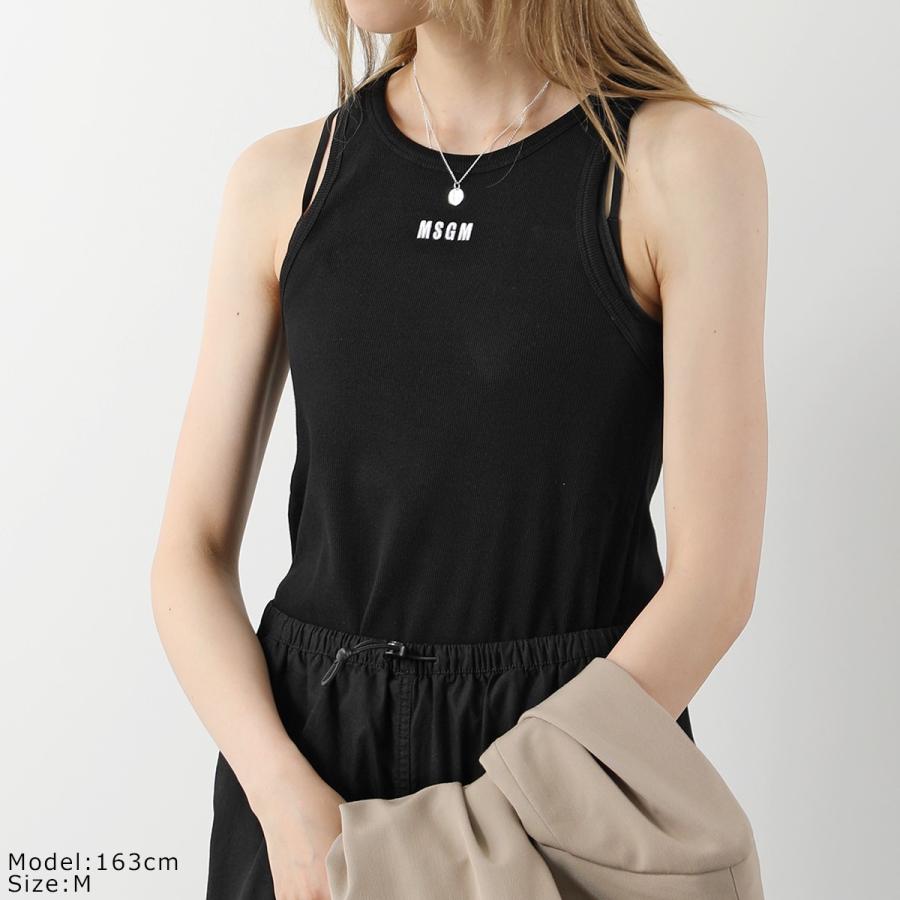 MSGM（エムエスジーエム） タンクトップ 3441MDT68 レディース ロゴ