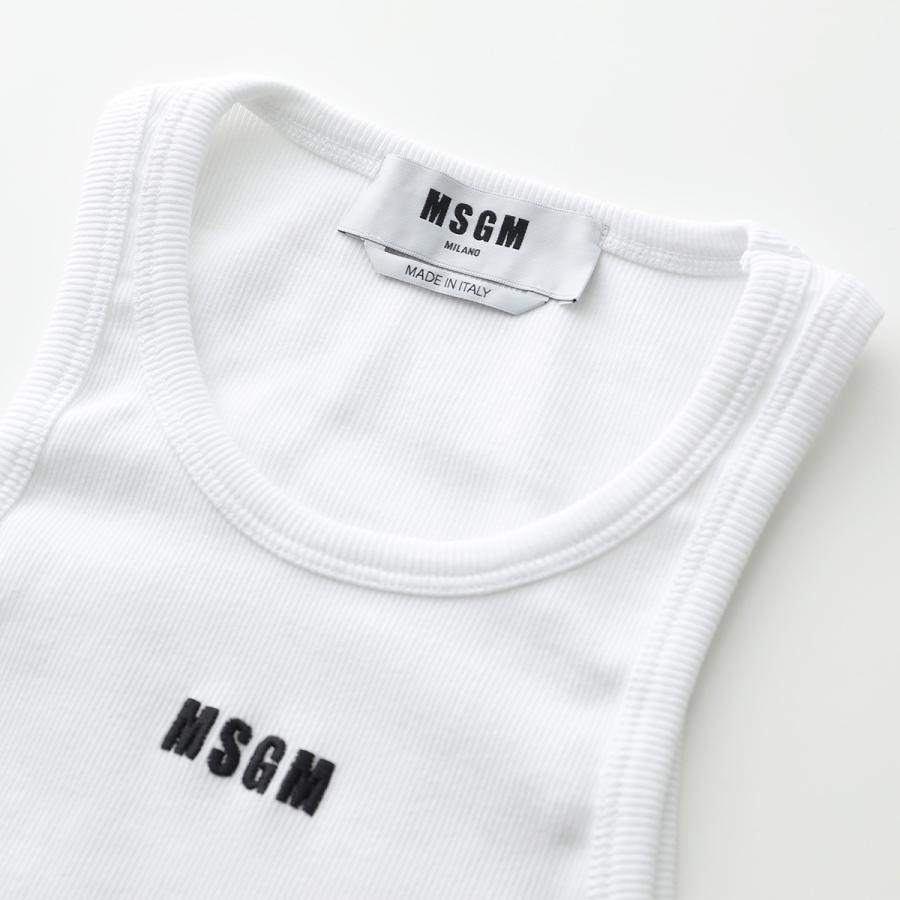 MSGM（エムエスジーエム） タンクトップ 3441MDT68 レディース ロゴ 