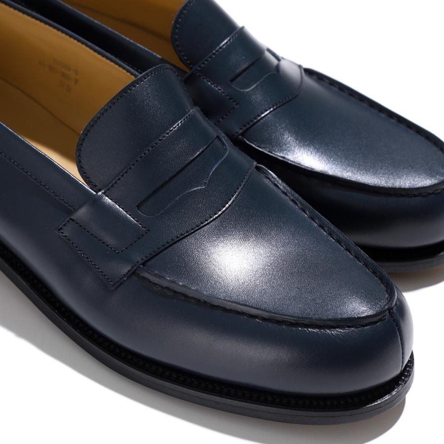 J.M.WESTON ジェイエムウエストン シグニチャー ローファー Signature Loafer #180 11411651801F メンズ レザー シューズ 革靴 コイン Blue Boxcalf｜s-musee｜07