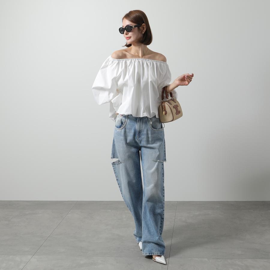 CELINE セリーヌ サングラス TRIOMPHE 01 トリオンフ 4S194CPLB.38NO CL40194U 01A レディース オーバル型 メガネ メタルロゴ UVカット カラー2色の画像