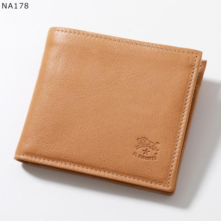 IL BISONTE革財布 IL BISONTE（イルビゾンテ） 二つ折り財布 SBW007 PO0001 メンズ