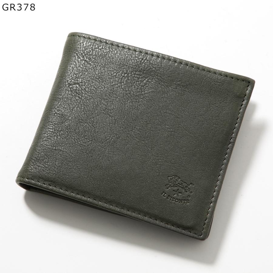 IL BISONTE（イルビゾンテ） 二つ折り財布 SBW007 PO0001 メンズ