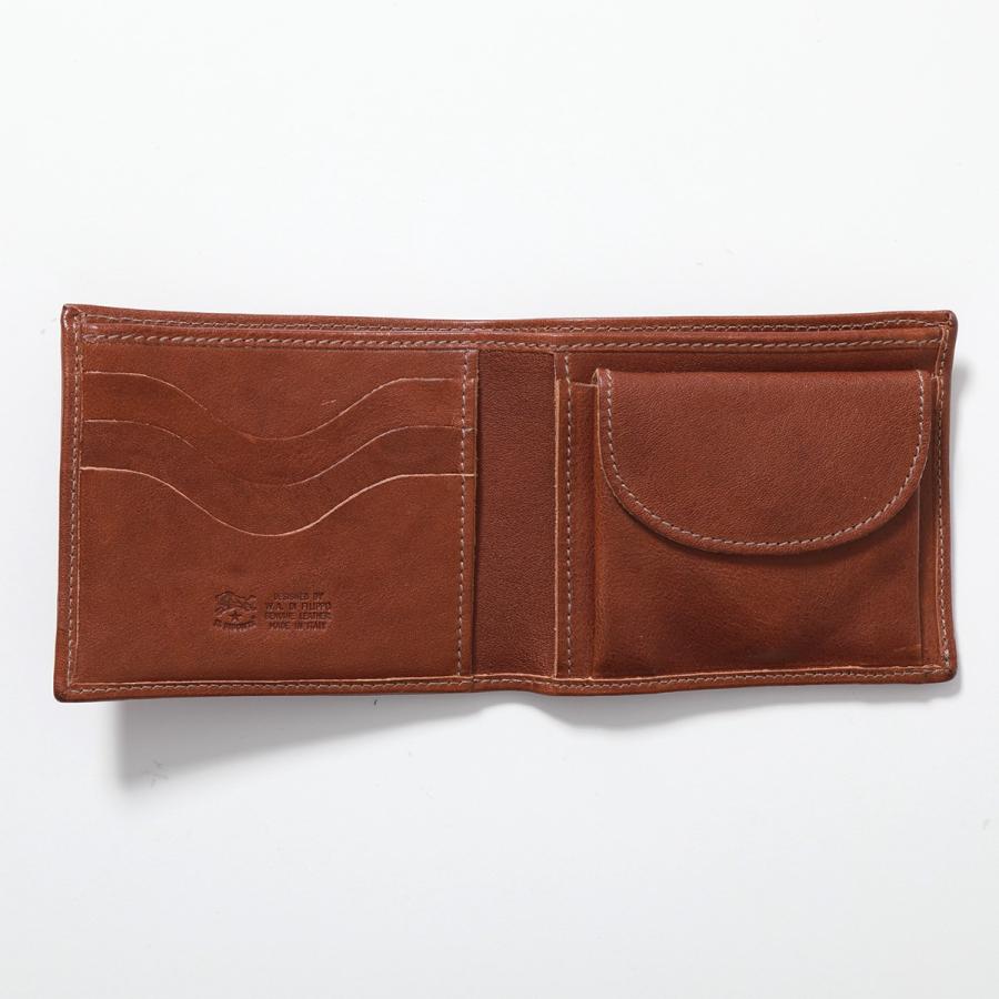 IL BISONTE（イルビゾンテ） 二つ折り財布 SBW007 PO0001 メンズ