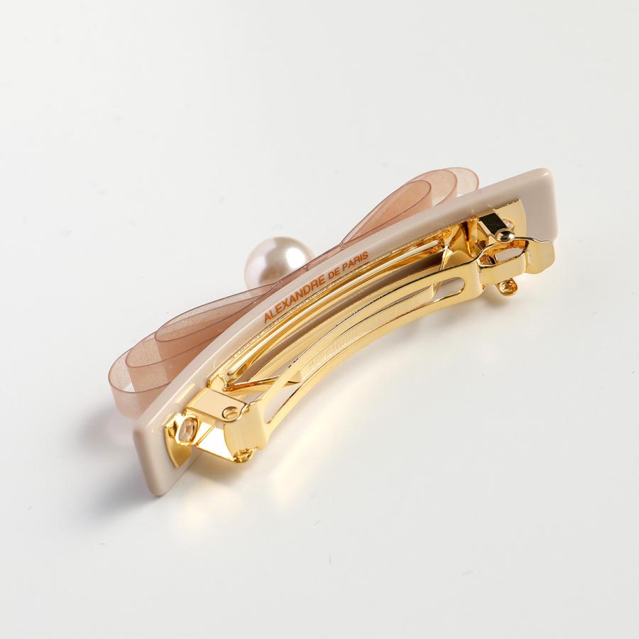 レモネード　バレッタ　リボン　パール　アレクサンドルドゥパリ ALEXANDRE DE PARIS（アレクサンドル ドゥ パリ） アレクサンドル ドゥ