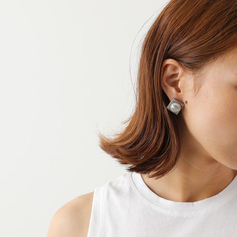 CHANEL（シャネル） ピアス ABA641 B10757 レディース スクエア メタル
