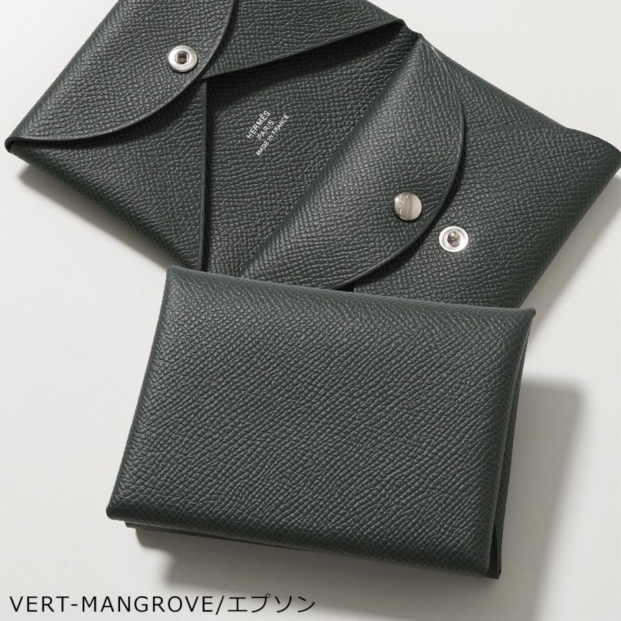 HERMES エルメス コインケース カルヴィデュオ CALVI DUO エプソン H083035CK H082977CK H085238CK メンズ レザー カードケース ミニ財布 SV カラー13色の画像