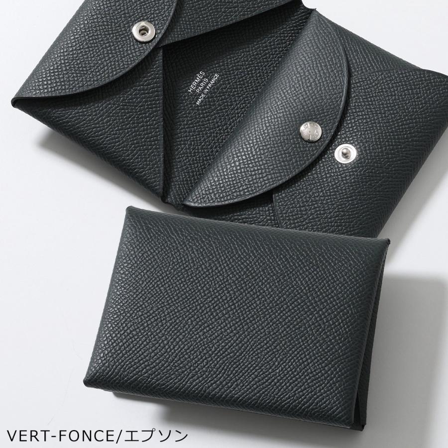 HERMES エルメス コインケース カルヴィデュオ CALVI DUO エプソン H083035CK H082977CK H085238CK メンズ レザー カードケース ミニ財布 SV カラー13色の画像