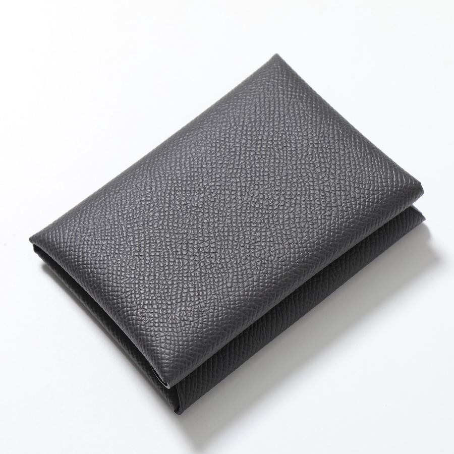 HERMES エルメス コインケース カルヴィデュオ CALVI DUO エプソン H083035CK H082977CK H085238CK メンズ レザー カードケース ミニ財布 SV カラー13色の画像