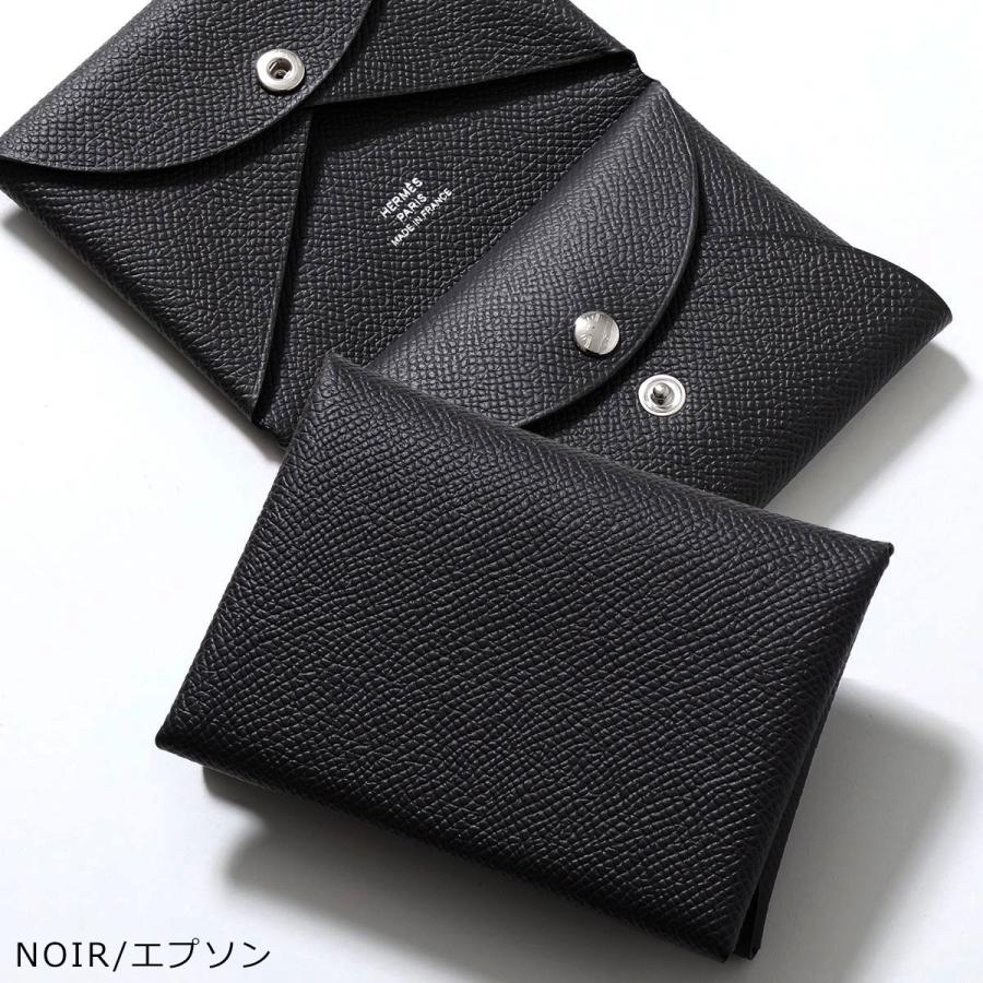 HERMES CALVI ノアール エルメス カルヴィ 黒 財布 ブラック HERMES（エルメス） コインケース カルヴィデュオ CALVI DUO エプソン