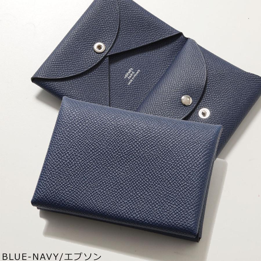 HERMES エルメス コインケース カルヴィデュオ CALVI DUO エプソン H083035CK H082977CK H085238CK メンズ レザー カードケース ミニ財布 SV カラー13色の画像
