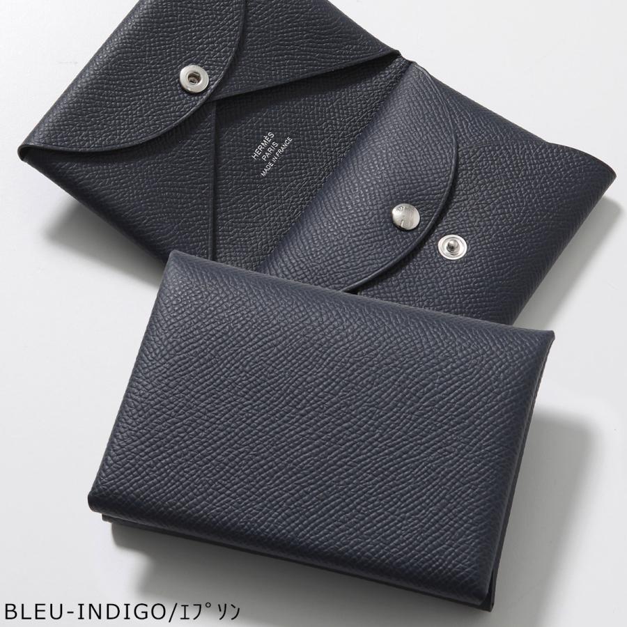 HERMES エルメス コインケース カルヴィデュオ CALVI DUO エプソン H083035CK H082977CK H085238CK メンズ レザー カードケース ミニ財布 SV カラー13色の画像