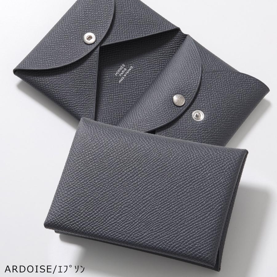 HERMES エルメス コインケース カルヴィデュオ CALVI DUO エプソン H083035CK H082977CK H085238CK メンズ レザー カードケース ミニ財布 SV カラー13色の画像