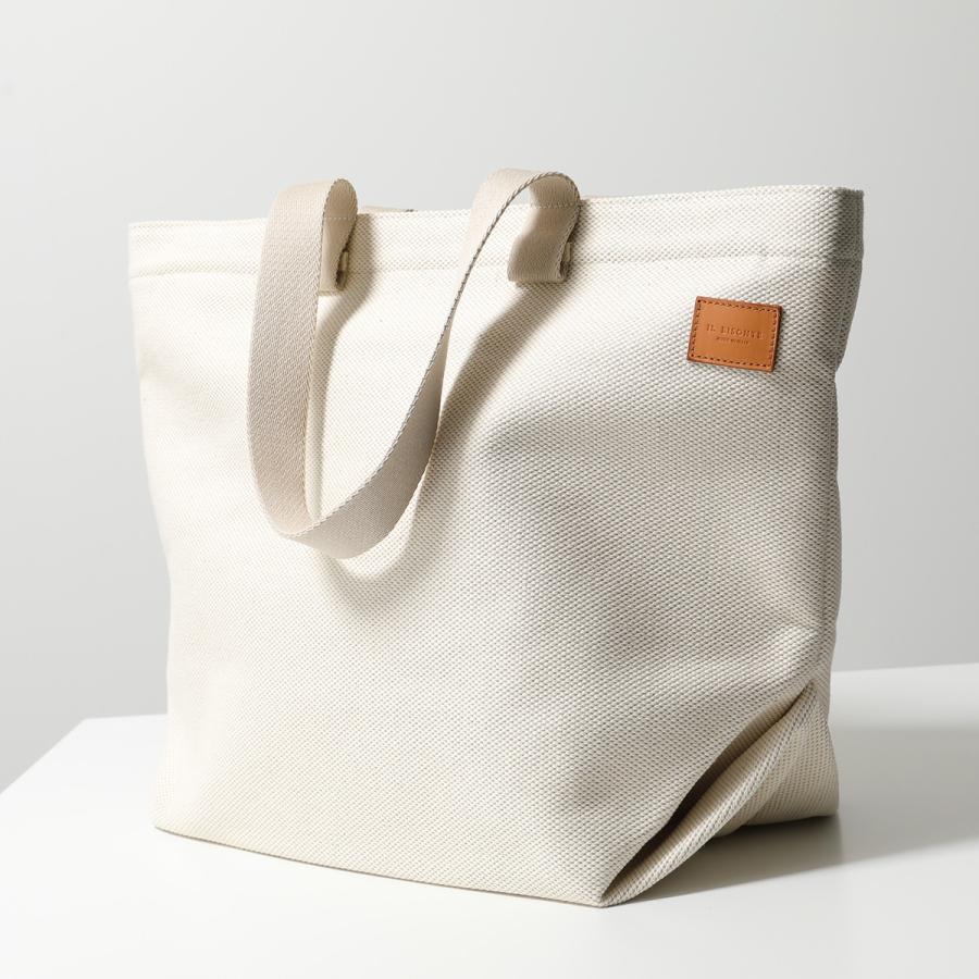 のんのんさん。イルビゾンテIL BISONTE ホワイトトートバッグ IL BISONTE（イルビゾンテ） トートバッグ BTO139 レディース メンズ