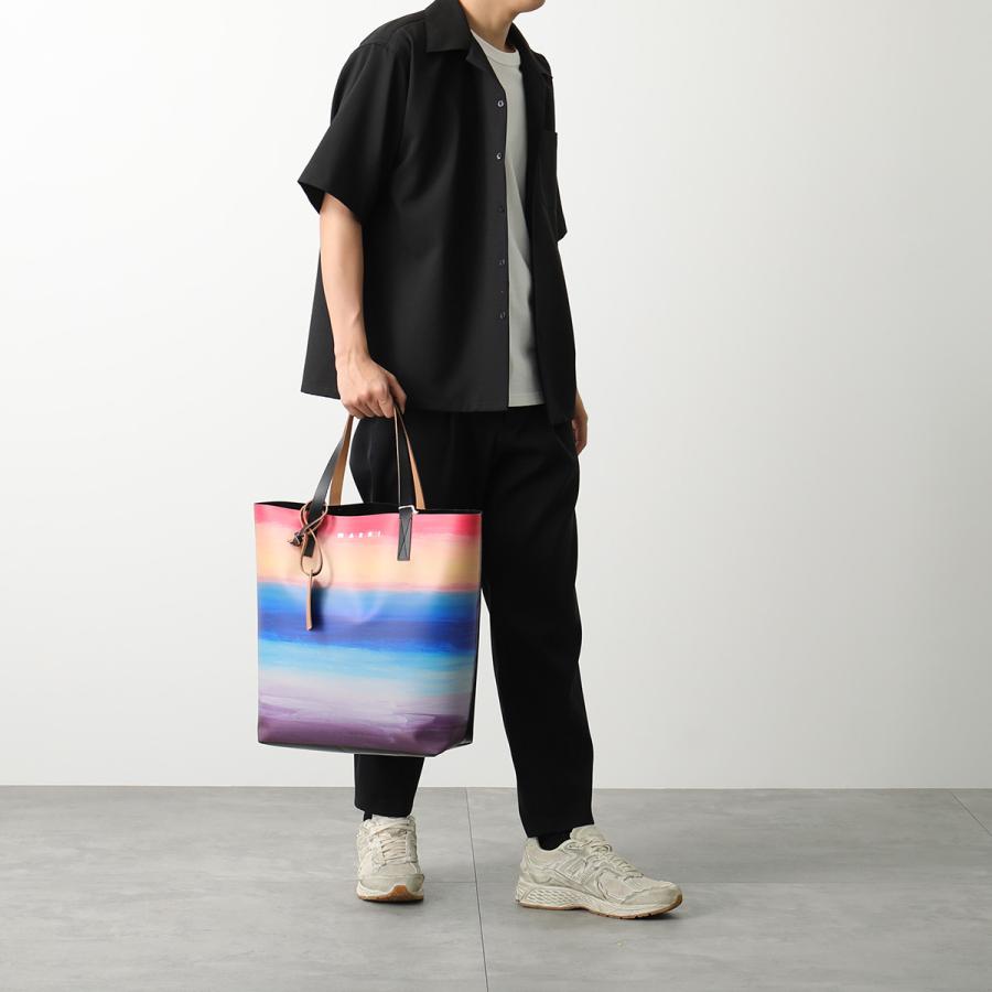 MARNI TRIBECA SHOPPING TOTE RAINBOW