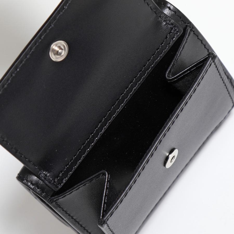 A.P.C. ブラックレザー 三つ折り財布 アーペーセー A.P.C. 財布 三つ折り財布財布 折りたたみ財布 F63453