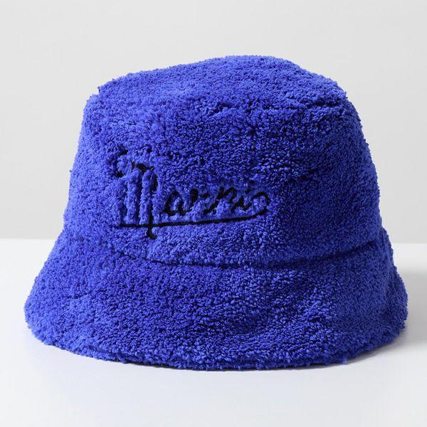 MARNI マルニ バケットハット CLZC0104S0 UTP726 メンズ ロゴ 刺繍 