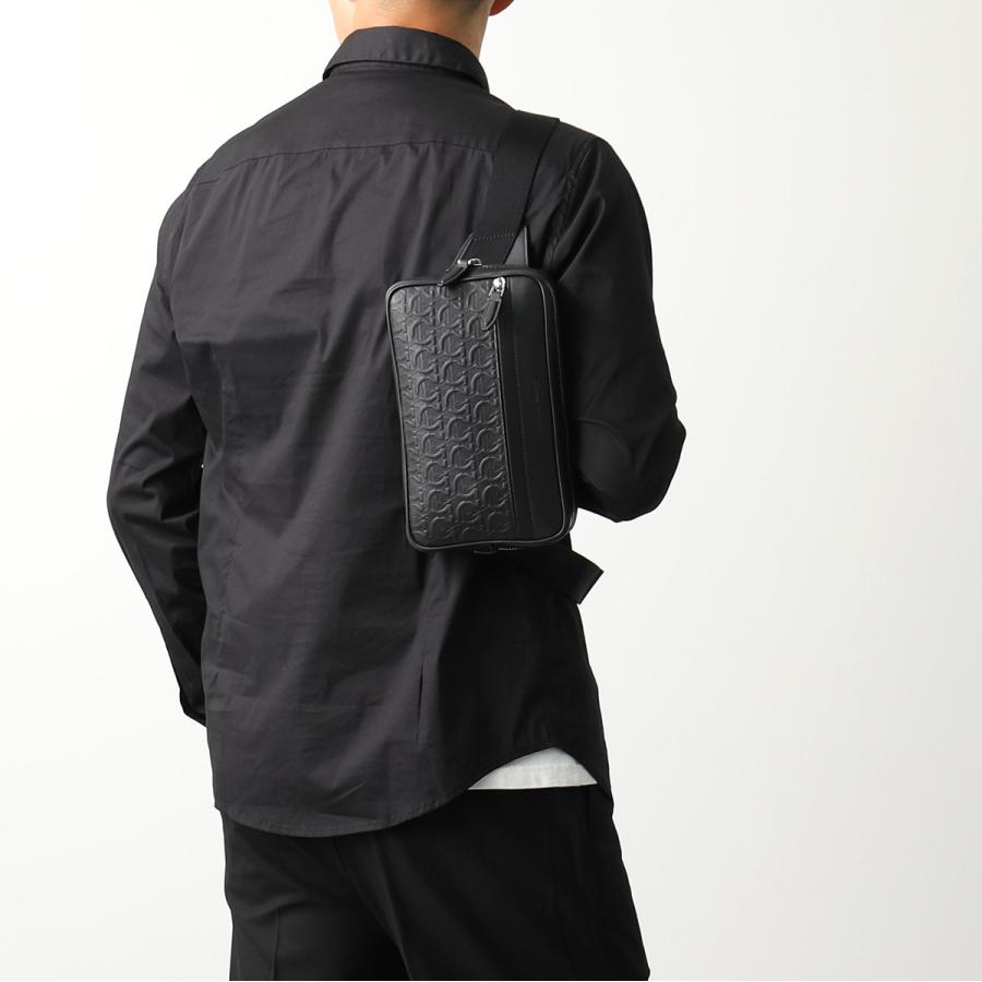 FERRAGAMO フェラガモ ボディバッグ 24 1214 メンズ レザー FERRAGAMO フェラガモ ボディバッグ 24 1214 メンズ レザー