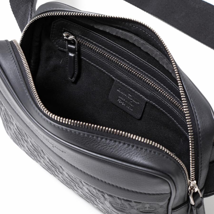 FERRAGAMO フェラガモ ボディバッグ 24 1214 メンズ レザー FERRAGAMO フェラガモ ボディバッグ 24 1214 メンズ レザー