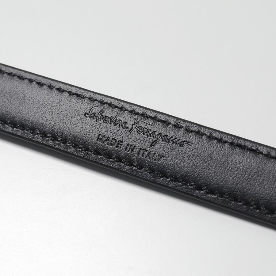 FERRAGAMO（フェラガモ） ベルト 23 B224 レディース ナロー 型押し