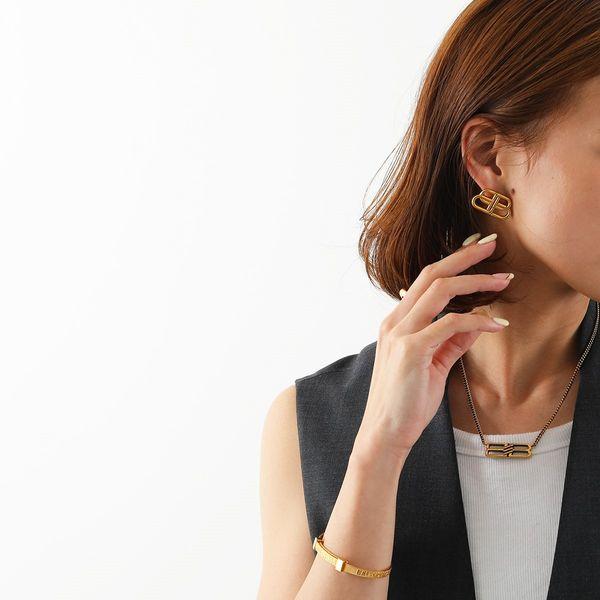 BALENCIAGA バレンシアガ ピアス BB STUD スタッド 624199 TZ99G  