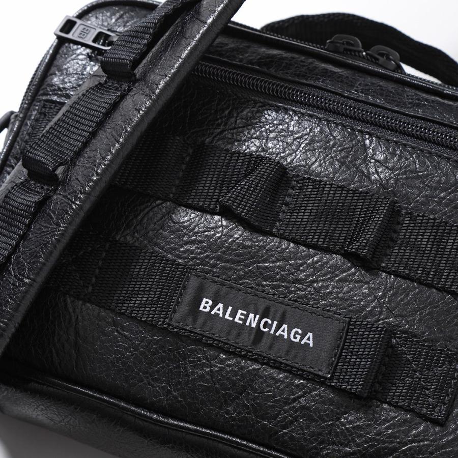 BALENCIAGA バレンシアガ ショルダーバッグ ARMY POUCH W/STRAP  1VGI7 メンズ レザー  クロスボディバッグ ロゴ 鞄