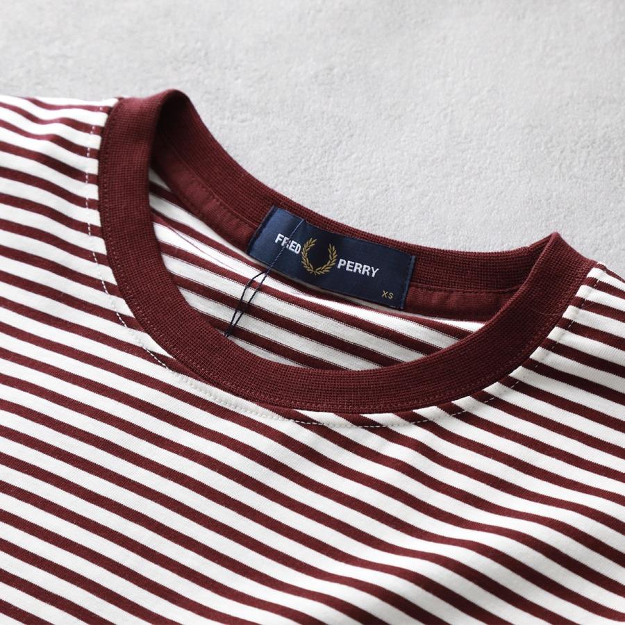 FRED PERRY フレッドペリー Tシャツ FINE STRIPE T-SHIRT M5616 FRED PERRY フレッドペリー Tシャツ FINE STRIPE T-SHIRT M5616