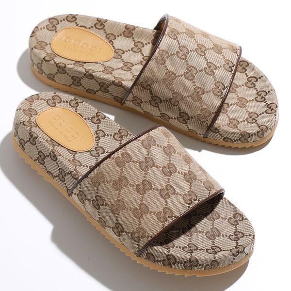 GUCCI（グッチ） スライドサンダル 624695 H6320 メンズ GGキャンバス