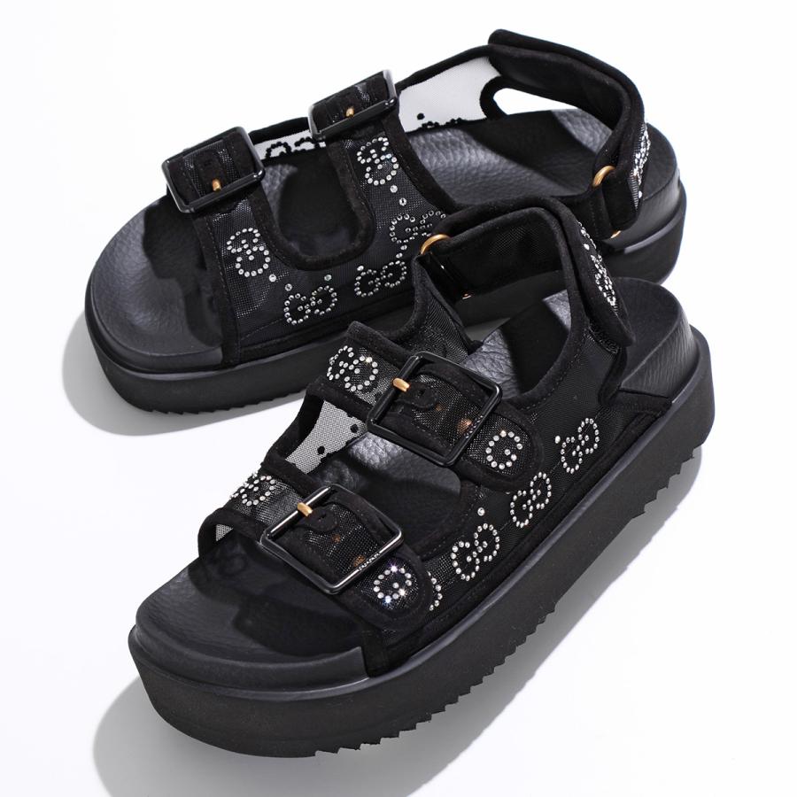 GUCCI グッチ サンダル 701158 F13A0 レディース クリスタル GG GUCCI グッチ サンダル 701158 F13A0 レディース クリスタル GG