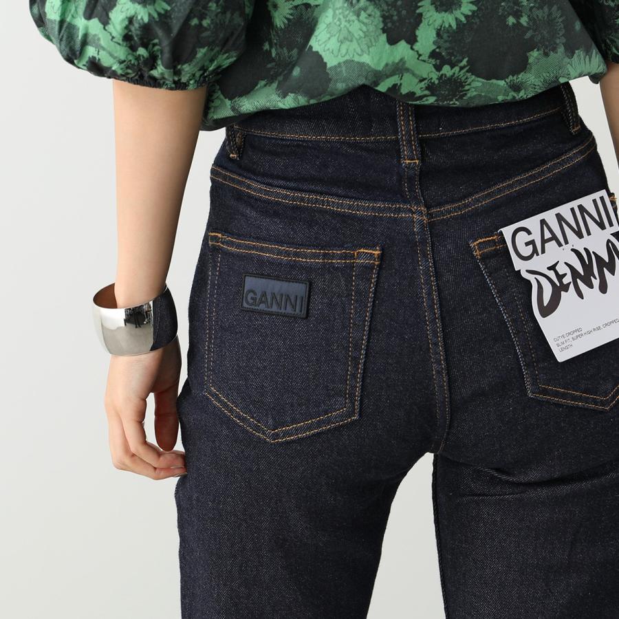 GANNI（ガニー） デニム Comfort Stretch Cutye Cropped J1143 6365