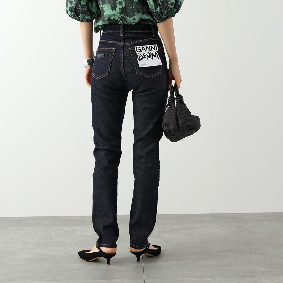 GANNI（ガニー） デニム Comfort Stretch Cutye Cropped J1143 6365