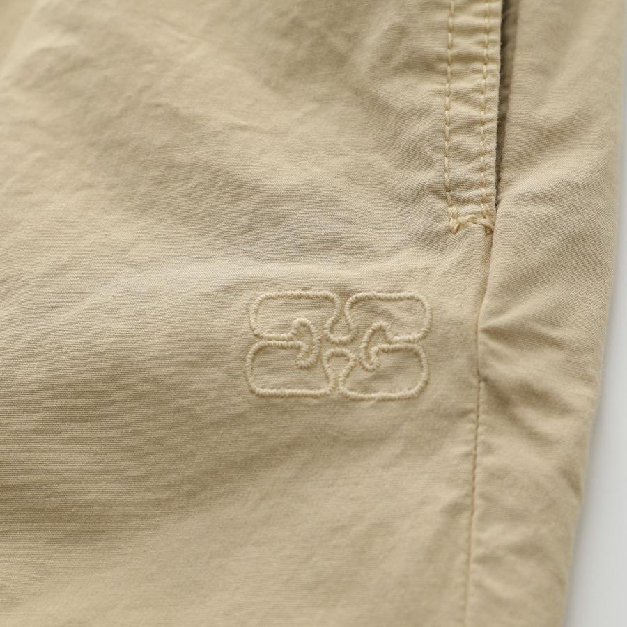 GANNI（ガニー） カーブパンツ Washed Cotton Canvas Elasticated