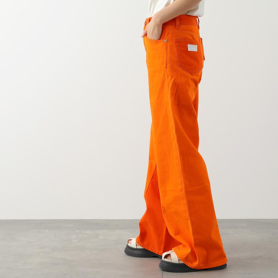 GANNI ガニー デニム Overdyed Cutline Jozey J1158 6553 GANNI ガニー デニム Overdyed Cutline Jozey J1158 6553
