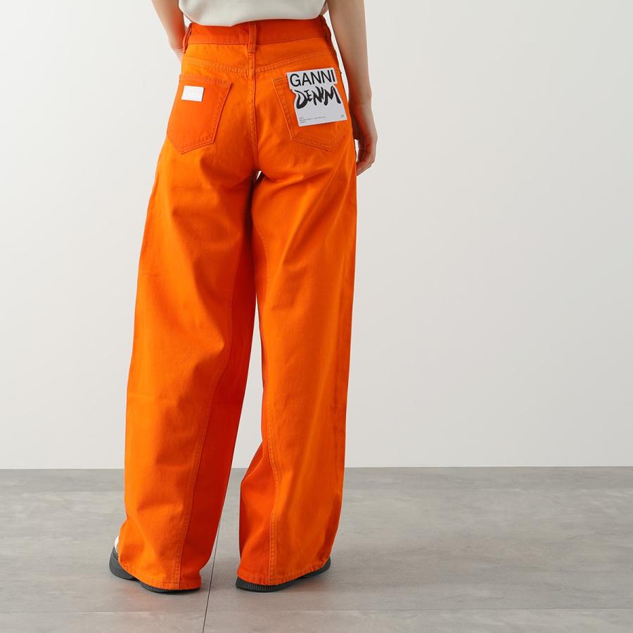 GANNI ガニー デニム Overdyed Cutline Jozey J1158 6553 GANNI ガニー デニム Overdyed Cutline Jozey J1158 6553