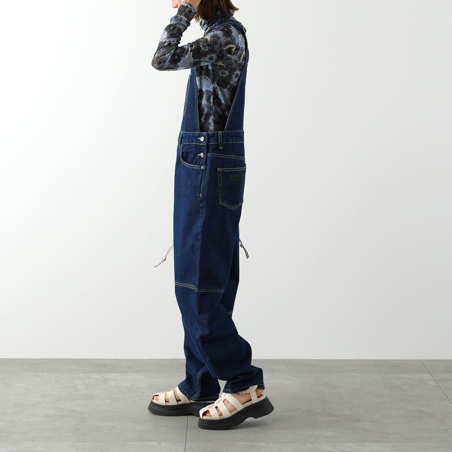 GANNI（ガニー） サロペット Rinse Denim Overalls J1193 6605