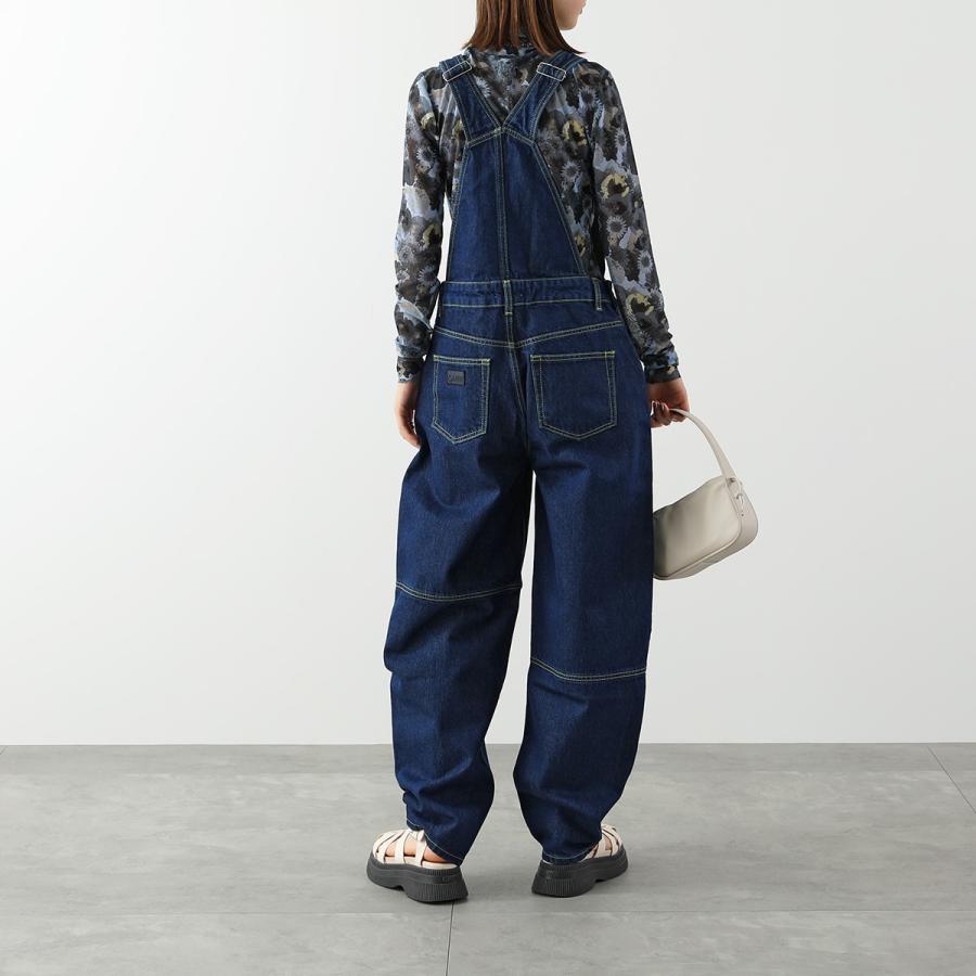 GANNI（ガニー） サロペット Rinse Denim Overalls J1193 6605