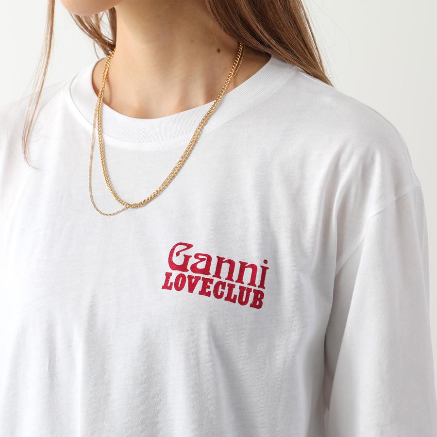 GANNI（ガニー） ロンT Light Jersey Layered Long Sleeve T Shirt
