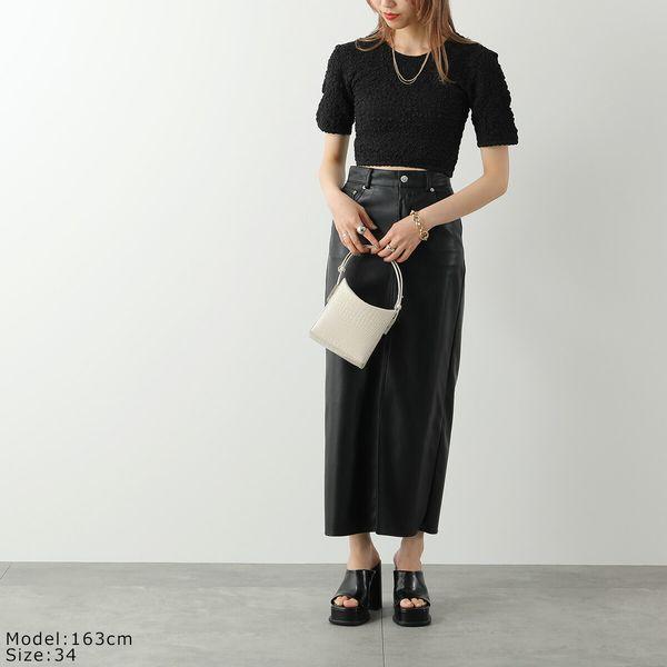 GANNI ロゴTシャツワンピースコットンルーズフィットサイズS/M