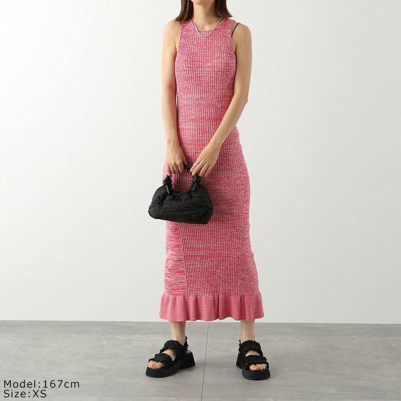 サマーティアラさん専用 最終値下 GANNI ガニー ワンピース GANNI（ガニー） ワンピース Melange Sleeveless Dress K1898 2565