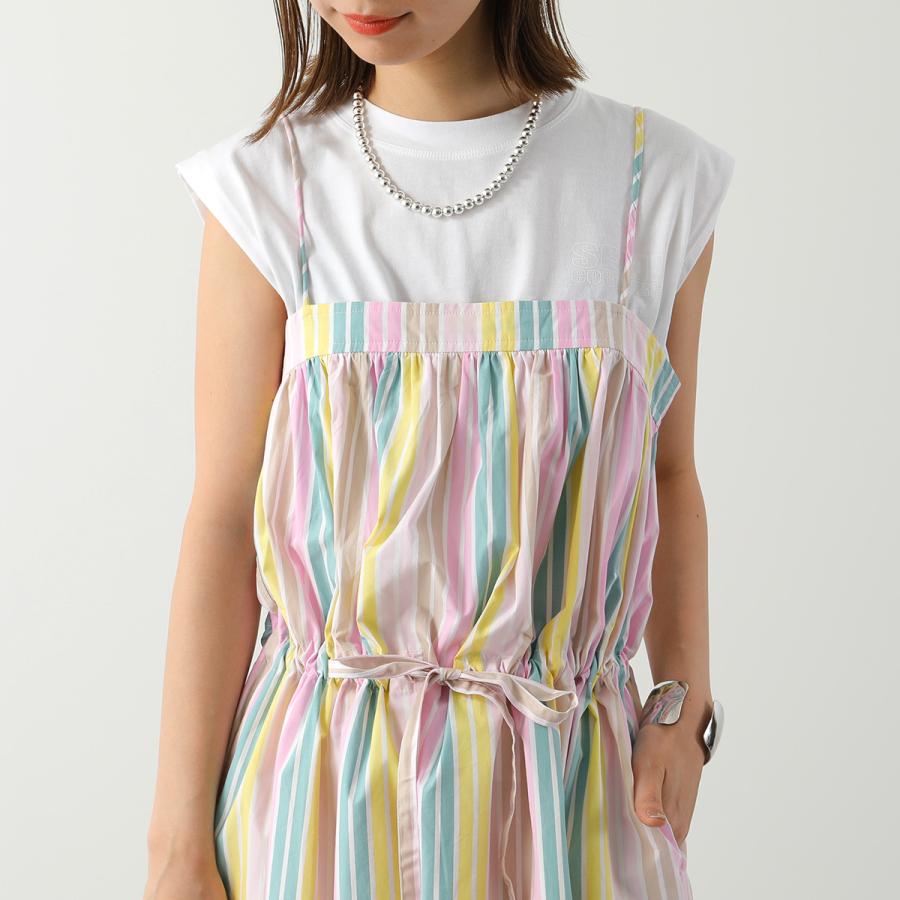 GANNI ガニー ワンピース STRIPE COTTON MAXI STRAP DRESS F7766 GANNI ガニー ワンピース STRIPE COTTON MAXI STRAP DRESS F7766